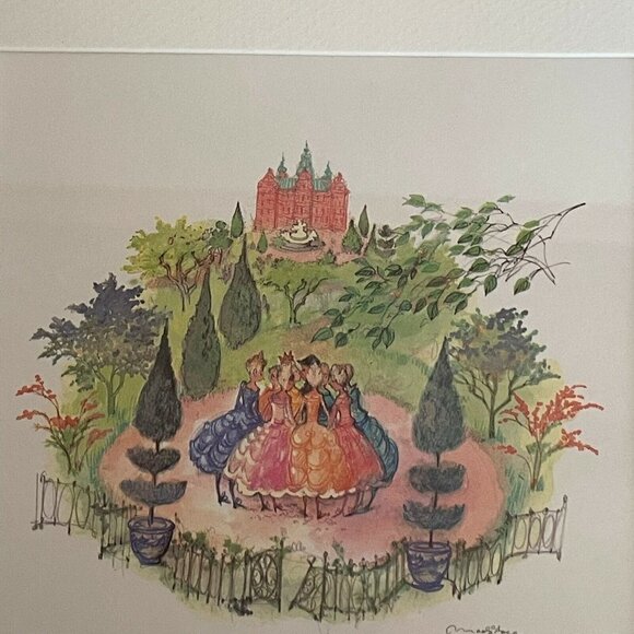 Mads Stage Framed Art Prints Hans Christian Andersen Fairy Tale Danish Artist - Picture 6 of 9